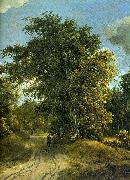 Meindert Hobbema Woodland Road oil painting reproduction